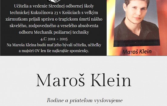 Smútočné oznámenie
