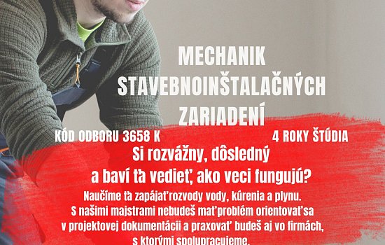 3658 K Mechanik stavebno-inštalačných zariadení